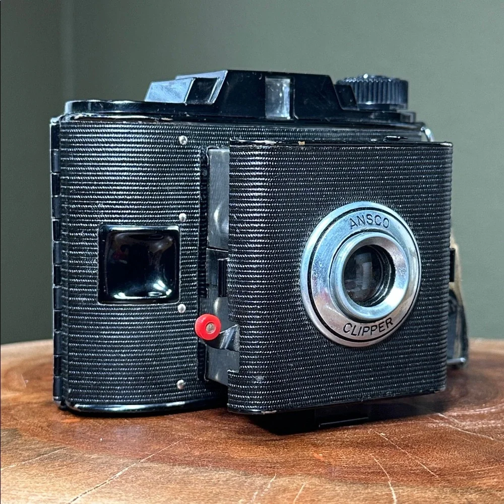*RARE* ANSCO 1940s Clipper Camera + Original Box & Manual